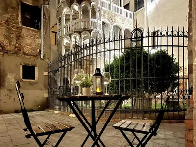 Patio o area all'aperto di Residenza Scala del Bovolo