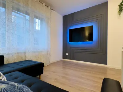 TV o dispositivi per l'intrattenimento presso [Venezia-Mestre] Design Apartment Bros#1