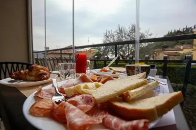 Cibo presso il bed & breakfast o nelle vicinanze