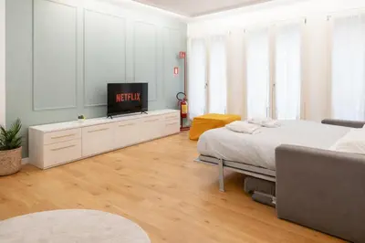 Letto o letti in una camera di [Ca' Borsa] - Tesoro Nascosto nel cuore di Treviso