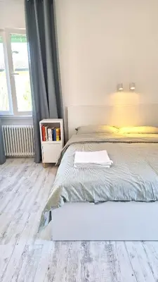 Letto o letti in una camera di Flat in Treviso near Train Station