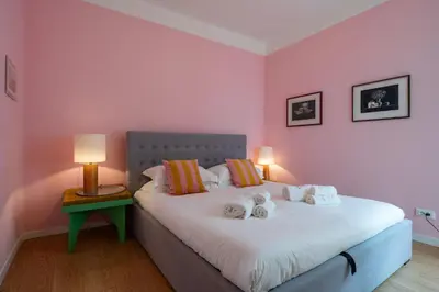 Letto o letti in una camera di Ca' del Marangon