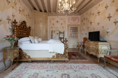 Letto o letti in una camera di Ca-Nova