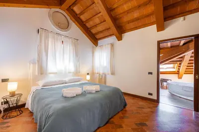 Letto o letti in una camera di Luxury penthouse with terrace