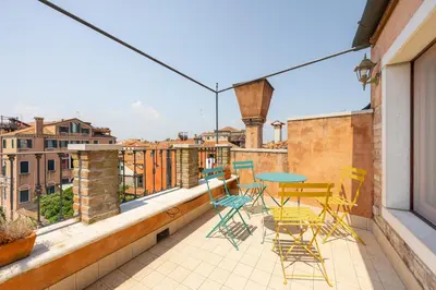 Balcone o terrazza di Luxury penthouse with terrace