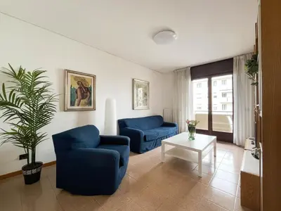 Area soggiorno di Family App4rent Betulle 5 Jesolo