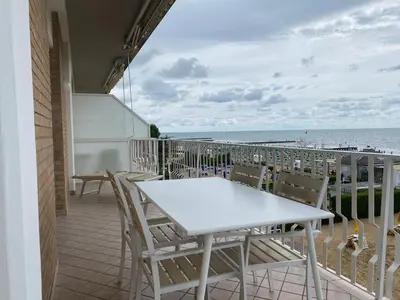 Balcone o terrazza di Appartamento fronte mare Jesolo Lido