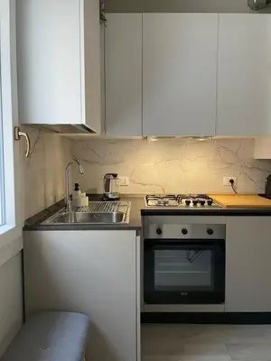 Cucina o angolo cottura di La Perla di Marina