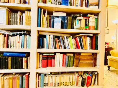 Biblioteca nell'appartamento