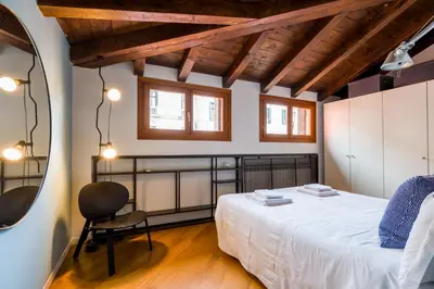 Letto o letti in una camera di Mori Canal View