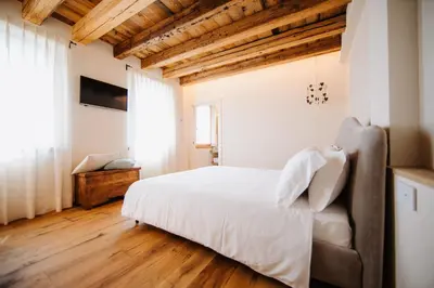 Letto o letti in una camera di Casa Callonga