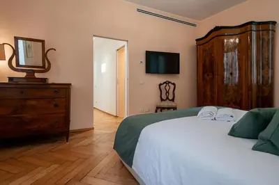 Letto o letti in una camera di VeNICe Cera Ai Leoncini
