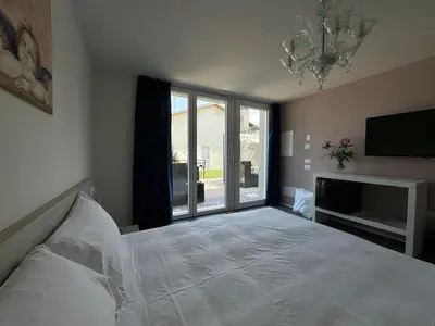 Letto o letti in una camera di Residence Diamante