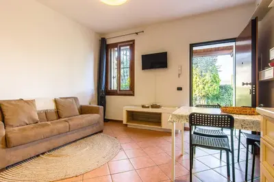 TV o dispositivi per l'intrattenimento presso CASA OLIVIA Private garden & Parking