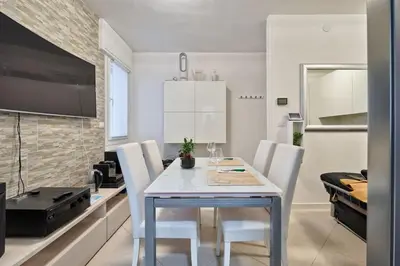Cucina o angolo cottura di Mini suite fronte mare piazza Mazzini