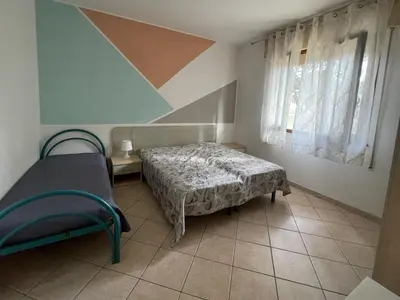 Letto o letti in una camera di Apartment Solaris-5 by Interhome