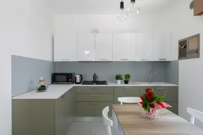 Cucina o angolo cottura di Cappuccina Rooms nel cuore di Mestre
