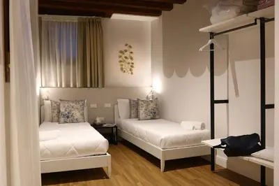 Letto o letti in una camera di Ca' del Gato