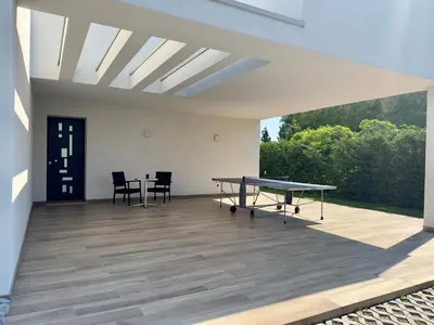 Balcone o terrazza di Villa Garbisa al Lido di Venezia