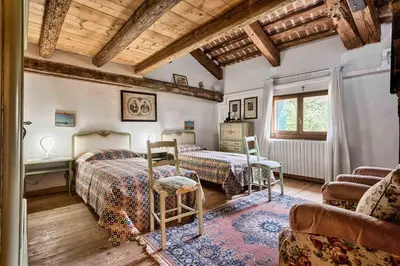 Letto o letti in una camera di Scuderia Country Mansion 3300SquareFeet