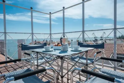 Balcone o terrazza di Ca' Altanella, amazing views from the terrace!