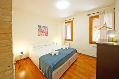 Letto o letti in una camera di DolceVita Apartments N 519 Biennale
