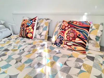 Letto o letti in una camera di Tolle Economy Stay