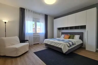 Letto o letti in una camera di FREE PARK Hapton house Big Mama - Easy to Venice