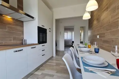 Cucina o angolo cottura di FREE PARK Hapton house Big Mama - Easy to Venice