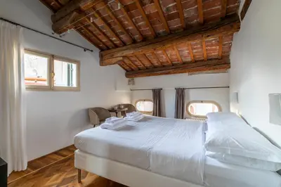 Letto o letti in una camera di La terrazza sulle Piazze - Centro Storico