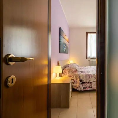 Letto o letti in una camera di Comfort Flat Vicenza with parking!