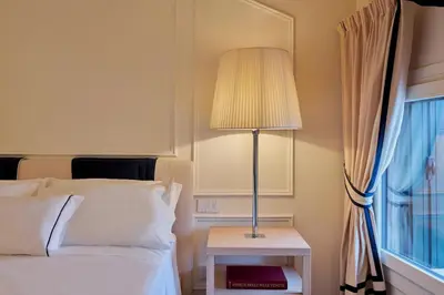 Letto o letti in una camera di Casa Pierdonà
