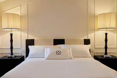 Letto o letti in una camera di Casa Pierdonà