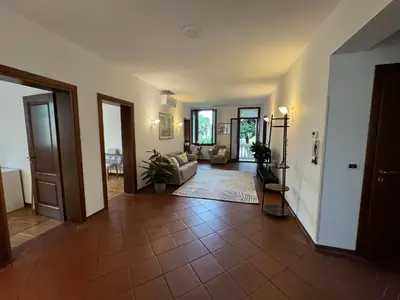 Letto o letti in una camera di Appartamento Villa Trento