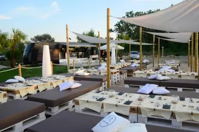 Ristorante o altro punto ristoro di Feriendorf Oasi Mobilehome Tahiti für 4 Personen