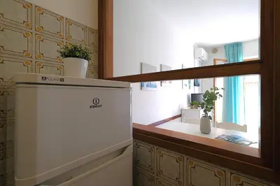 Cucina o angolo cottura di Diplomatic Bilo Vista mare Piazza Torino