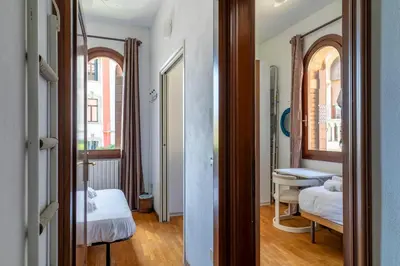 Letto o letti in una camera di Casa Mocenigo - Lido di Venezia