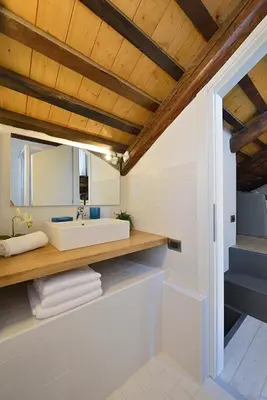 Area soggiorno di Sea to Sky Apartments by Wonderful Italy