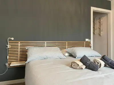 Letto o letti in una camera di Locazione Riv'al Sile