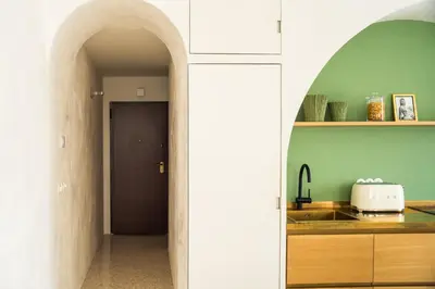 Cucina o angolo cottura di San Domenico Apartment with Garden View R&R