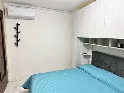 Letto o letti in una camera di Ca'Bruna
