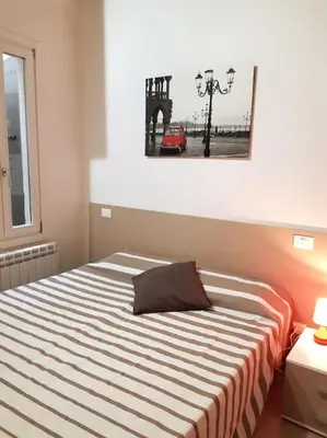 Letto o letti in una camera di Attico Biennale Venezia Nuovissimo