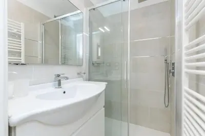 Bagno di Accogliente Monolocale Veneziano1 Aria Condizionata, vicino a campus e stazione