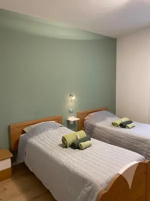 Letto o letti in una camera di Bollicine&Relax