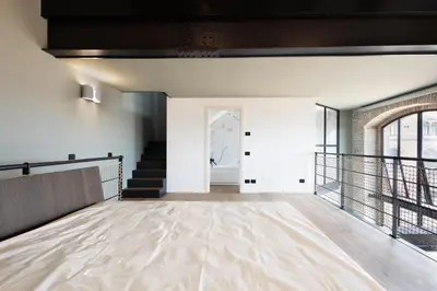 Letto o letti in una camera di Venice Penthouse - Loft with Canal View