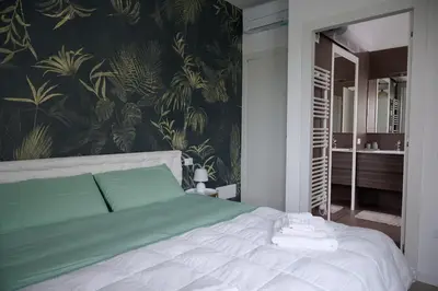 Letto o letti in una camera di Alloggio Ca'Giustiniani
