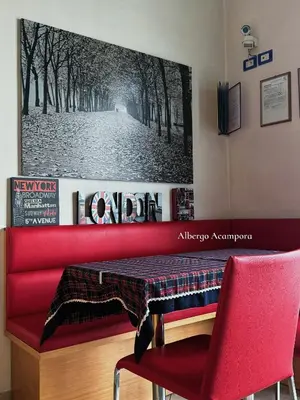 Area soggiorno di Albergo Acampora