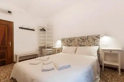 Letto o letti in una camera di Casa Alimante