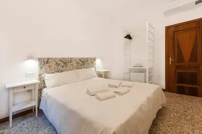 Letto o letti in una camera di Casa Alimante