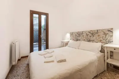 Letto o letti in una camera di Casa Alimante